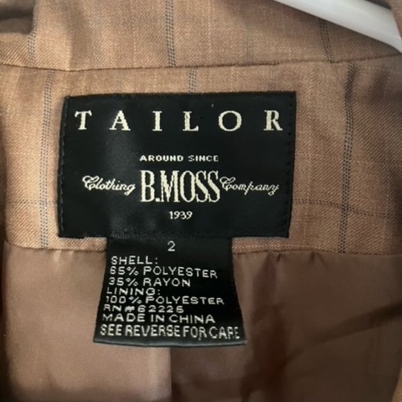 Size 2 B.Moss Blazer - Picture 3 of 4